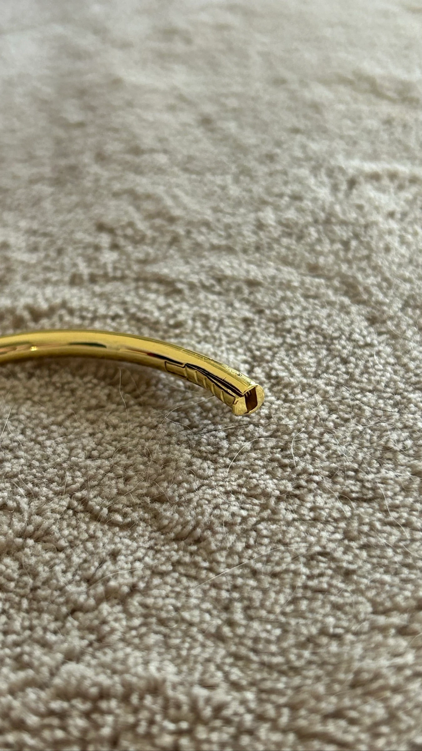Bracelet Cartie juste un clou modèle classique taille 17 or jaune 18k – photo 6